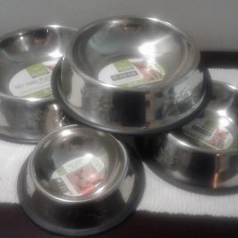 Metal Silver Feed Bowls