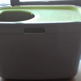 Moderna Top Cat Litter Box Lemon